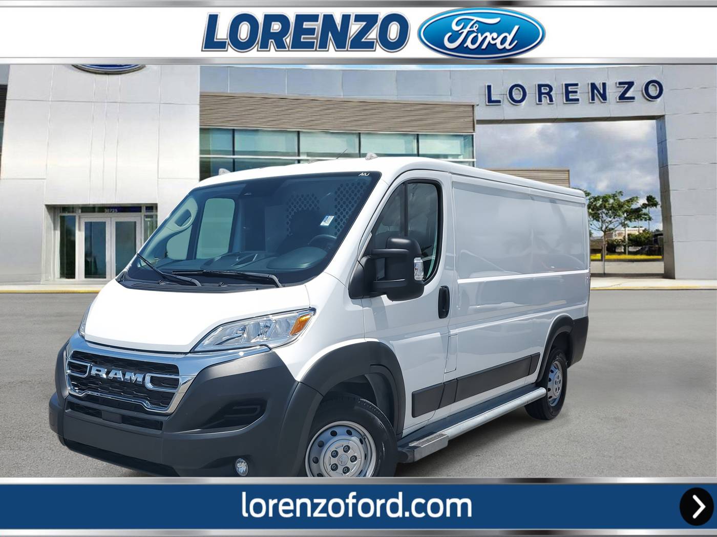 2023 Ram ProMaster Cargo Van 2500 — Cargo Van — 23,109 mi — Homestead, FL