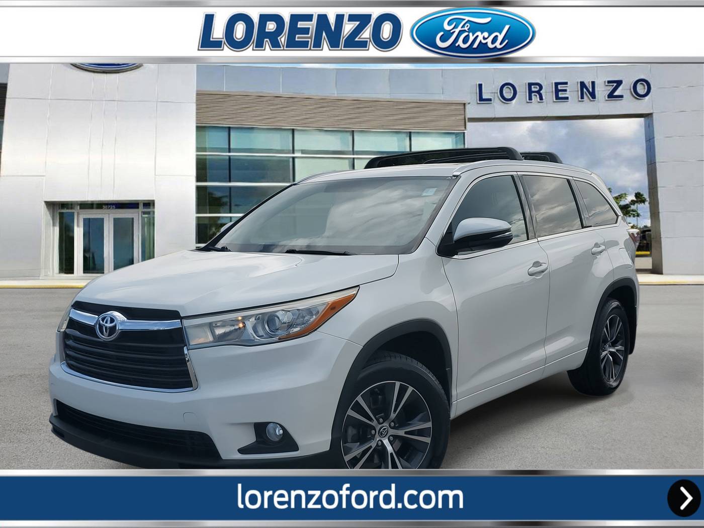2016 Toyota Highlander XLE — SUV — 75,767 mi — Homestead, FL
