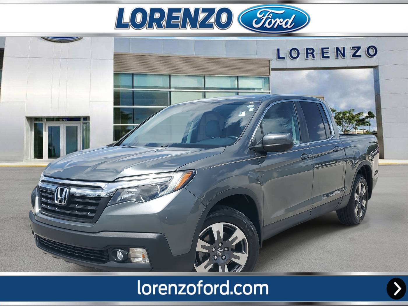 2018 Honda Ridgeline RTL-T — Pickup Truck — 67,567 mi — Homestead, FL