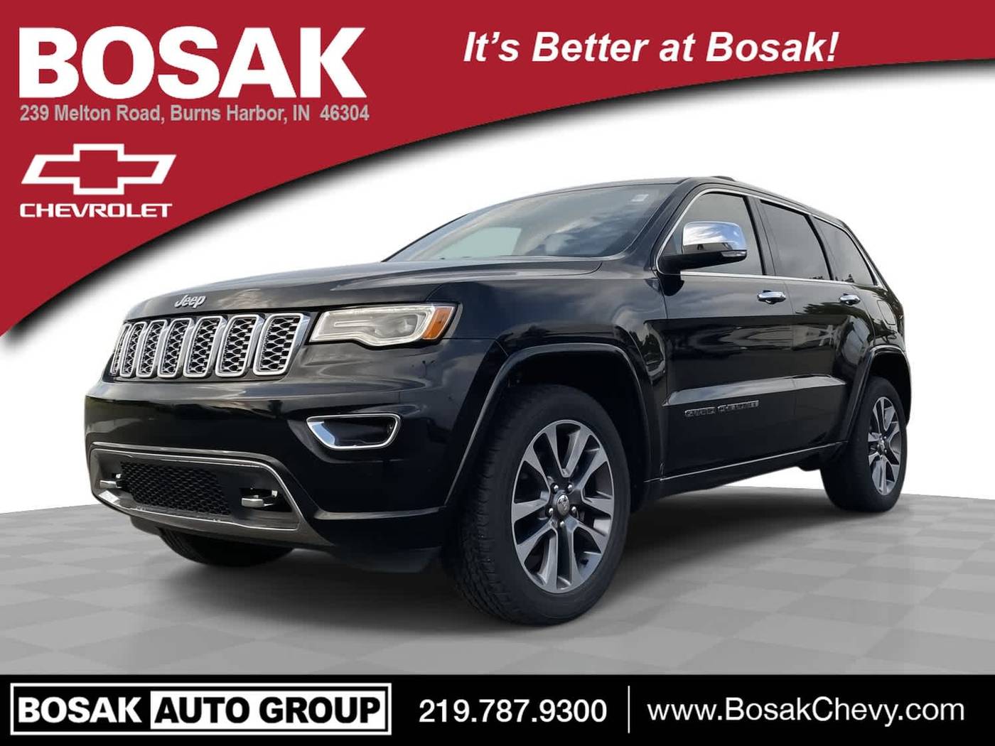 2017 Jeep Grand Cherokee Overland — SUV — 38,165 mi — Burns Harbor, IN