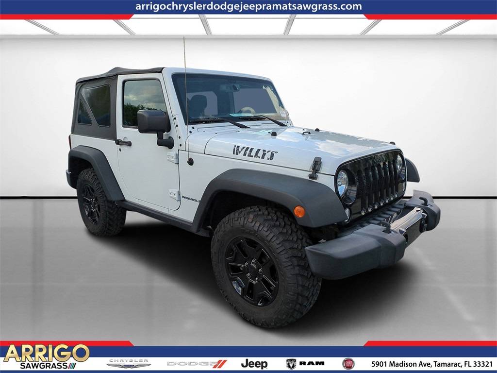 2017 Jeep Wrangler Willys Wheeler — SUV — 30,696 mi — Tamarac, FL