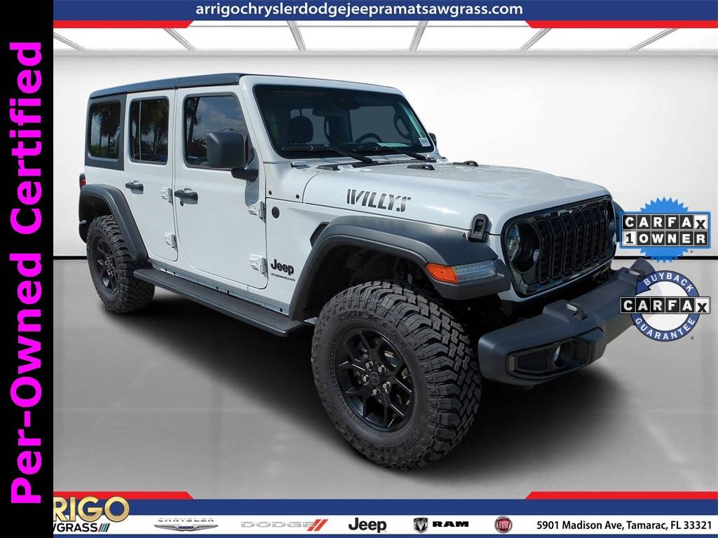 2024 Jeep Wrangler Willys — SUV — 8,962 mi — Tamarac, FL