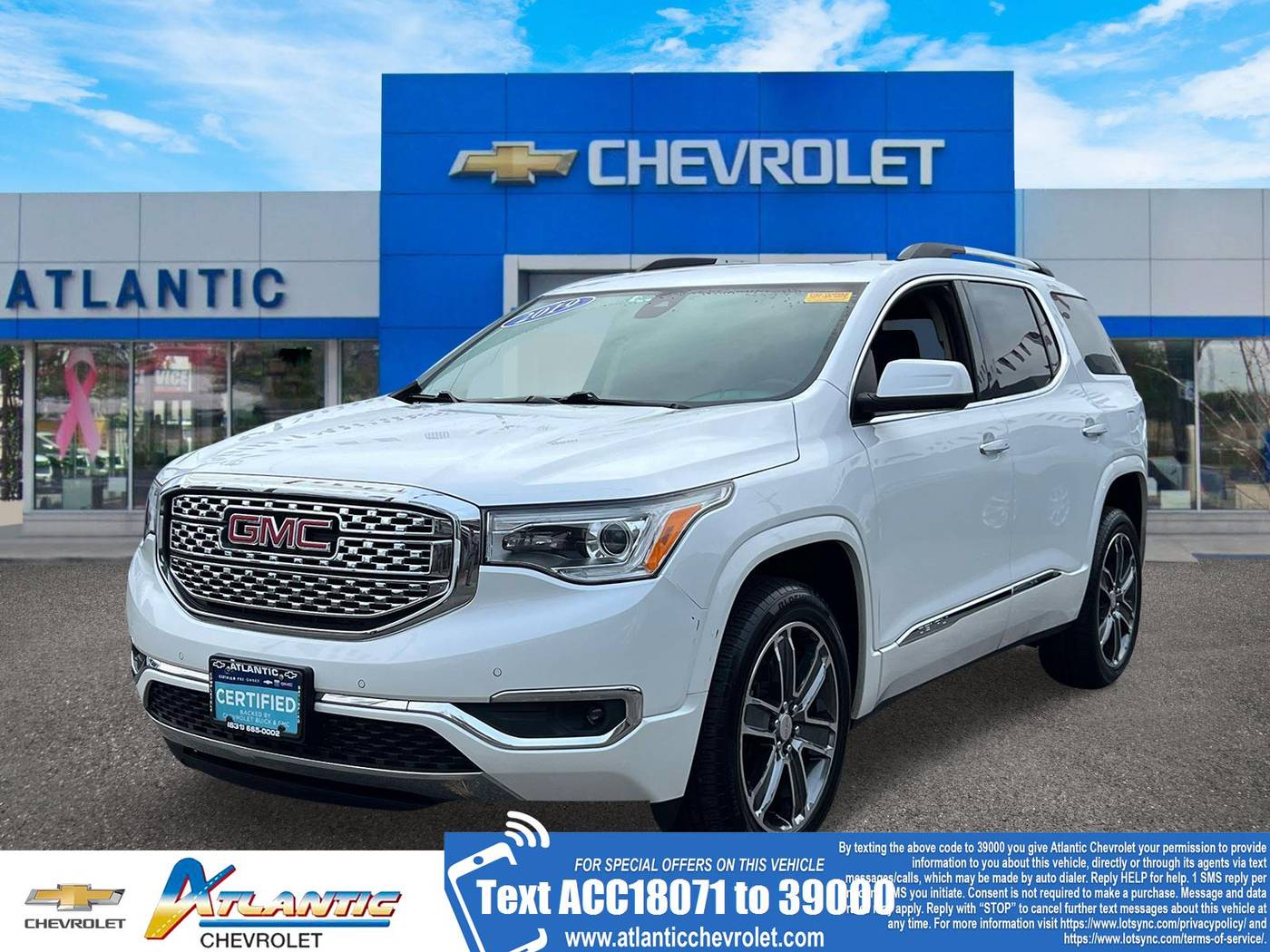 2019 GMC Acadia Denali — SUV — 66,128 mi — Bay Shore, NY