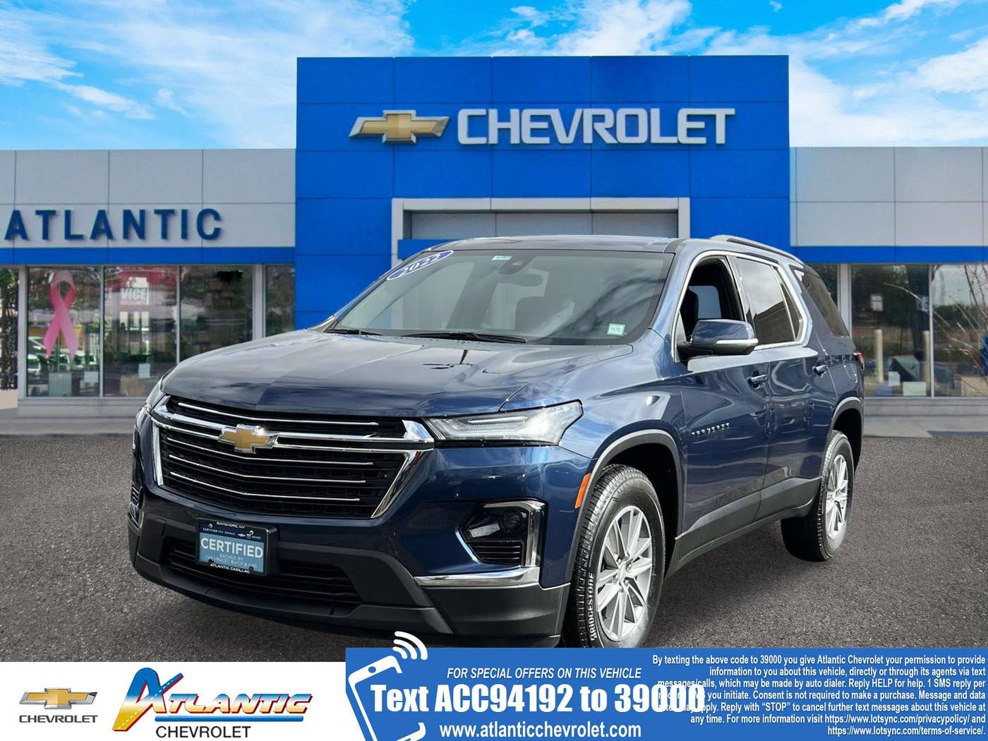 2022 Chevrolet Traverse LT Cloth — SUV — 22,038 mi — Bay Shore, NY