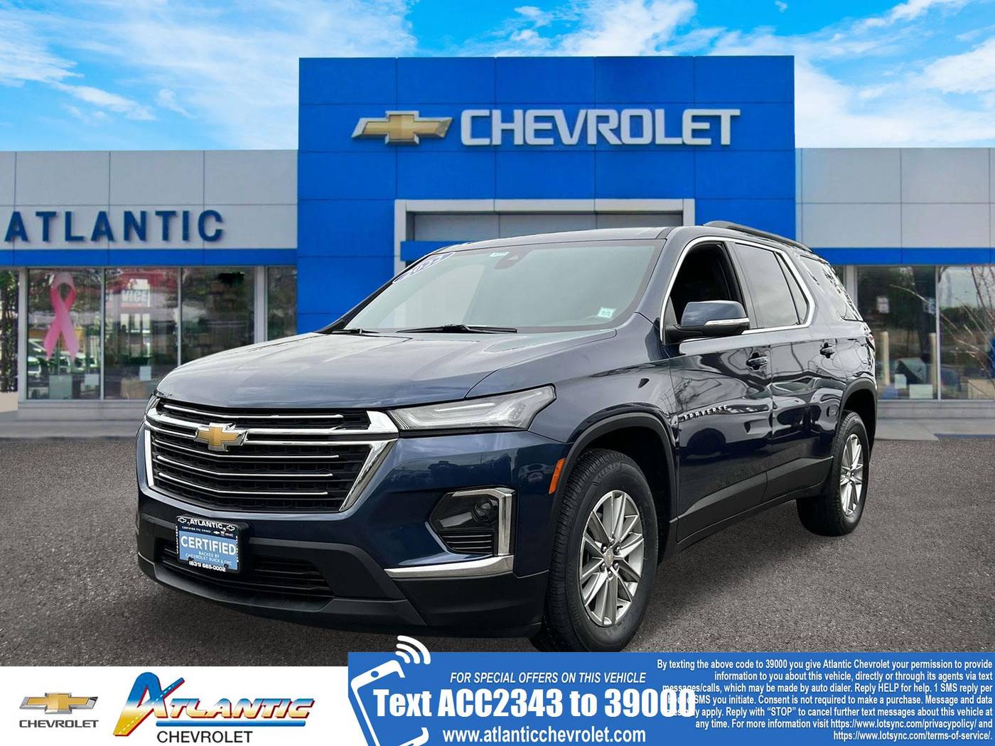 2022 Chevrolet Traverse LT Cloth — SUV — 35,604 mi — Bay Shore, NY