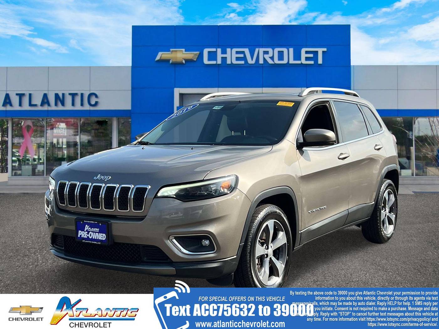 2019 Jeep Cherokee Limited — SUV — 77,234 mi — Bay Shore, NY