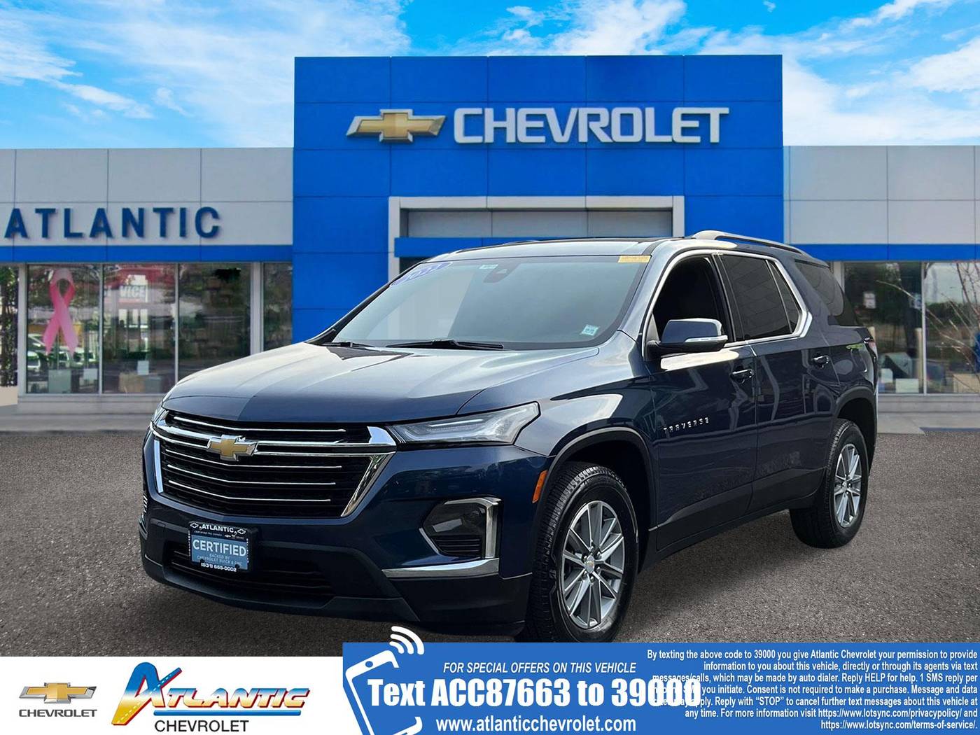 2022 Chevrolet Traverse LT Cloth — SUV — 19,825 mi — Bay Shore, NY
