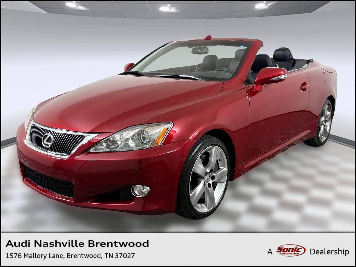 2010 Lexus IS IS 350C — Convertible — 88,291 mi — Brentwood, TN