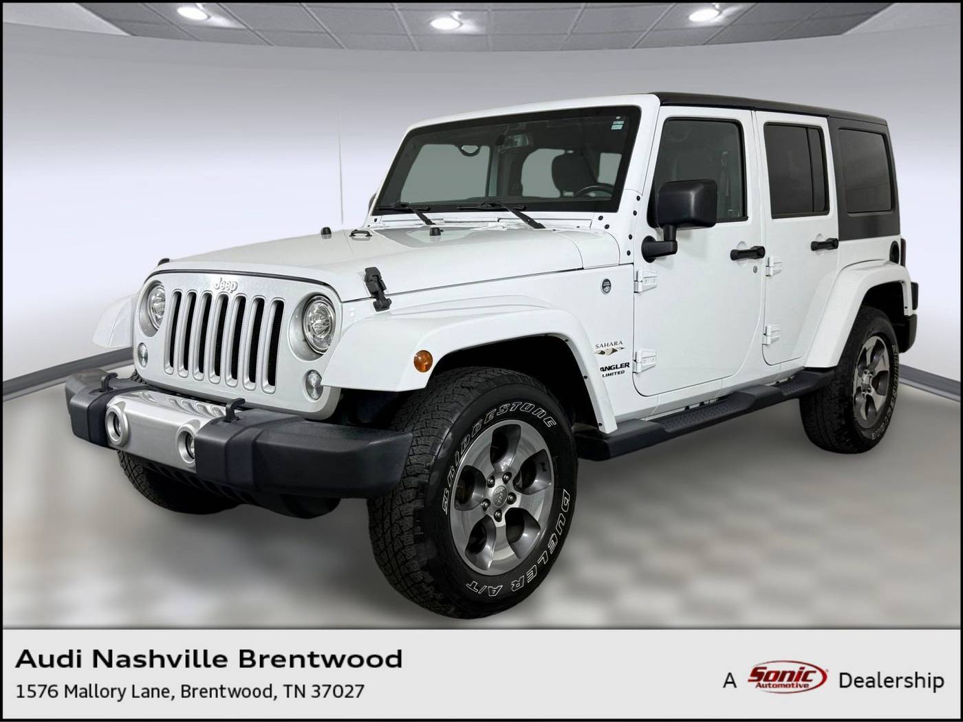 2017 Jeep Wrangler Sahara — SUV — 108,166 mi — Brentwood, TN