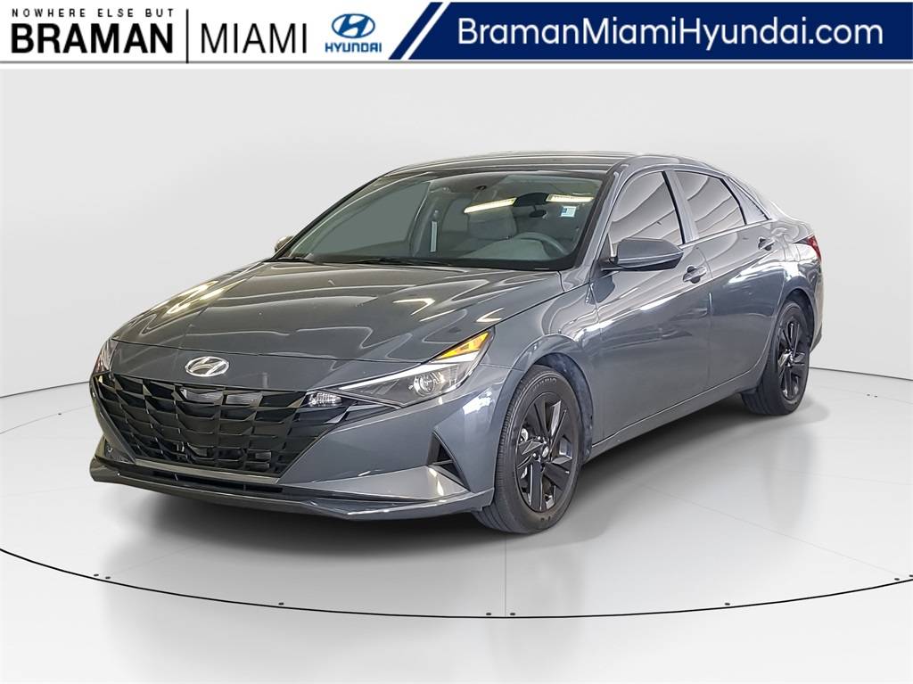 2023 Hyundai Elantra Hybrid Blue — Sedan — 15,159 mi — Miami, FL