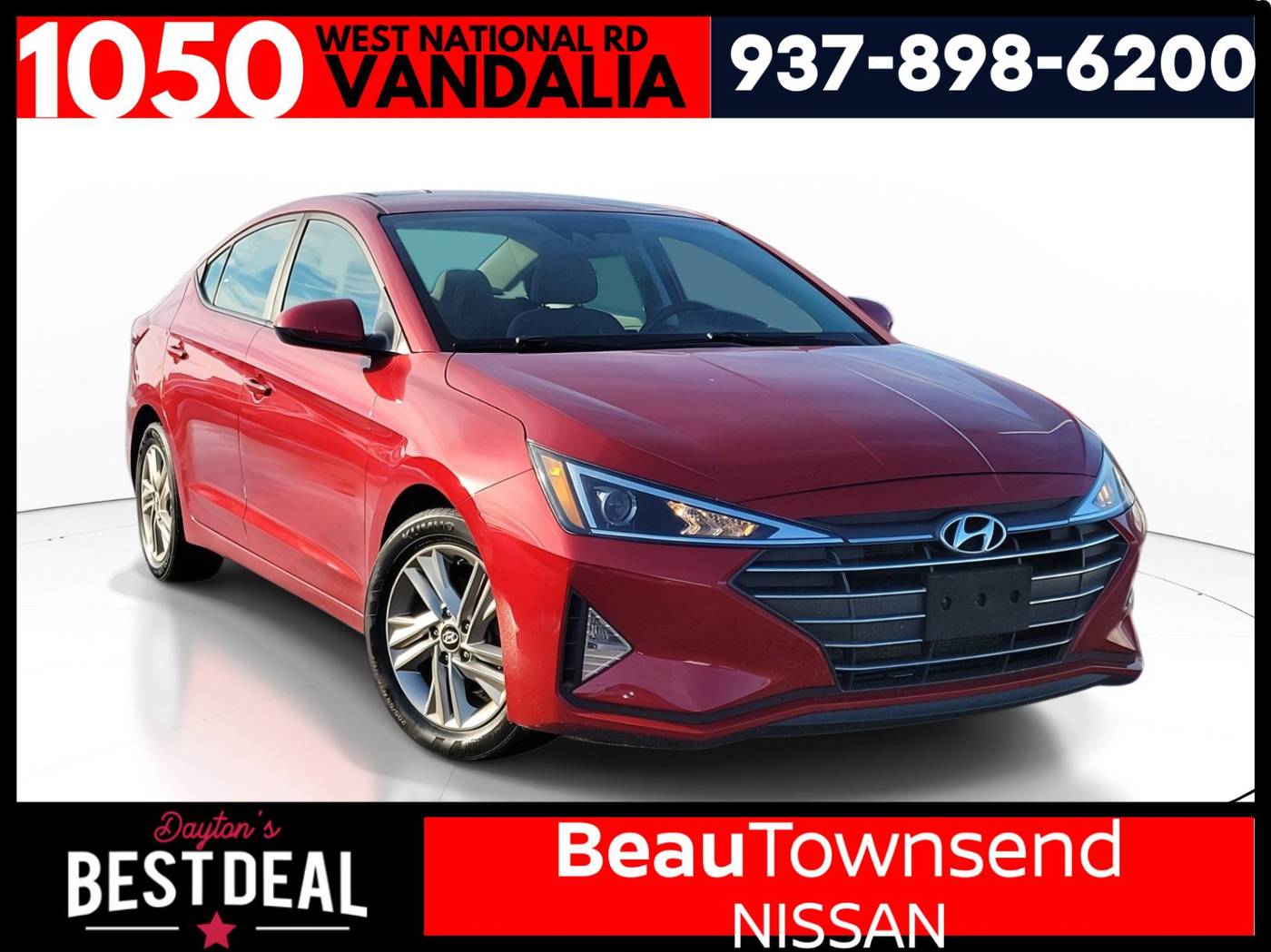 2019 Hyundai Elantra SEL — Sedan — 97,531 mi — Vandalia, OH