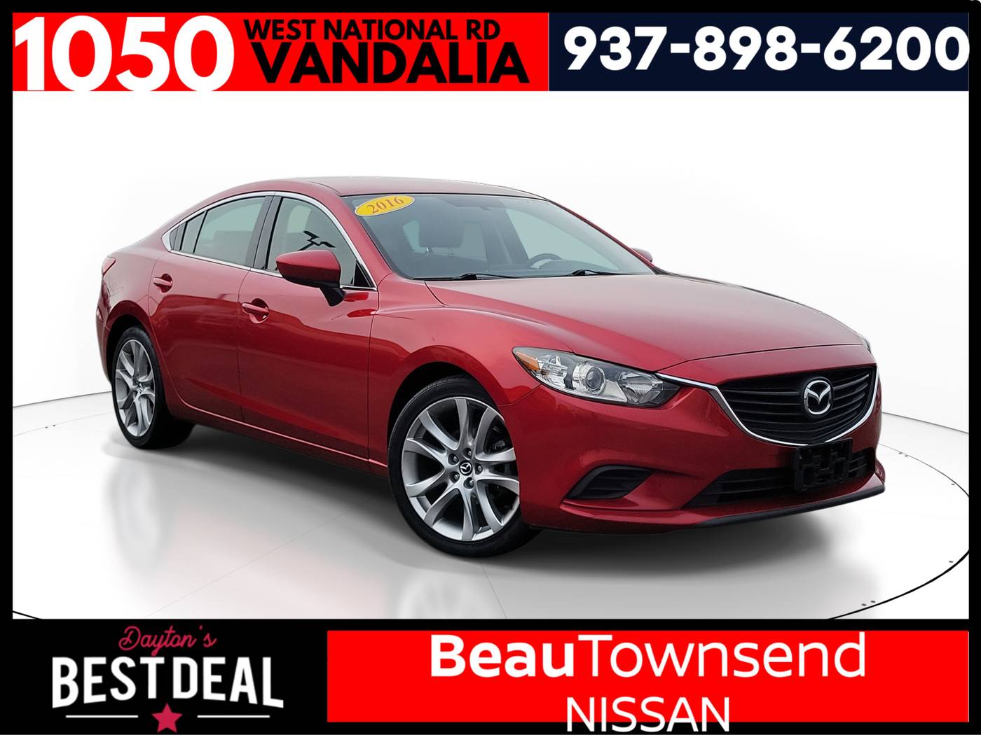 2016 Mazda Mazda6 i Touring — Sedan — 100,983 mi — Vandalia, OH