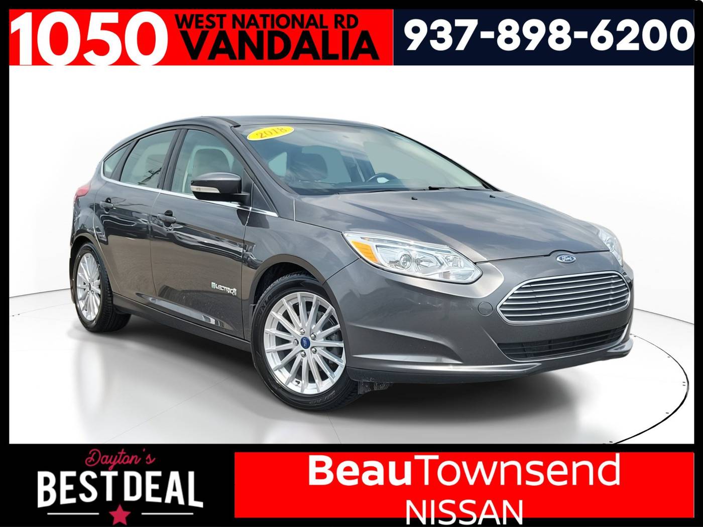 2018 Ford Focus Electric Electric — Hatchback — 34,868 mi — Vandalia, OH