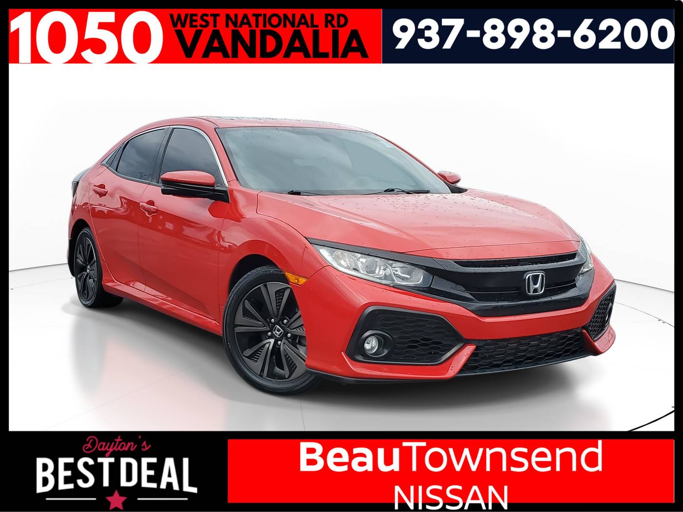 2017 Honda Civic EX — Hatchback — 92,020 mi — Vandalia, OH