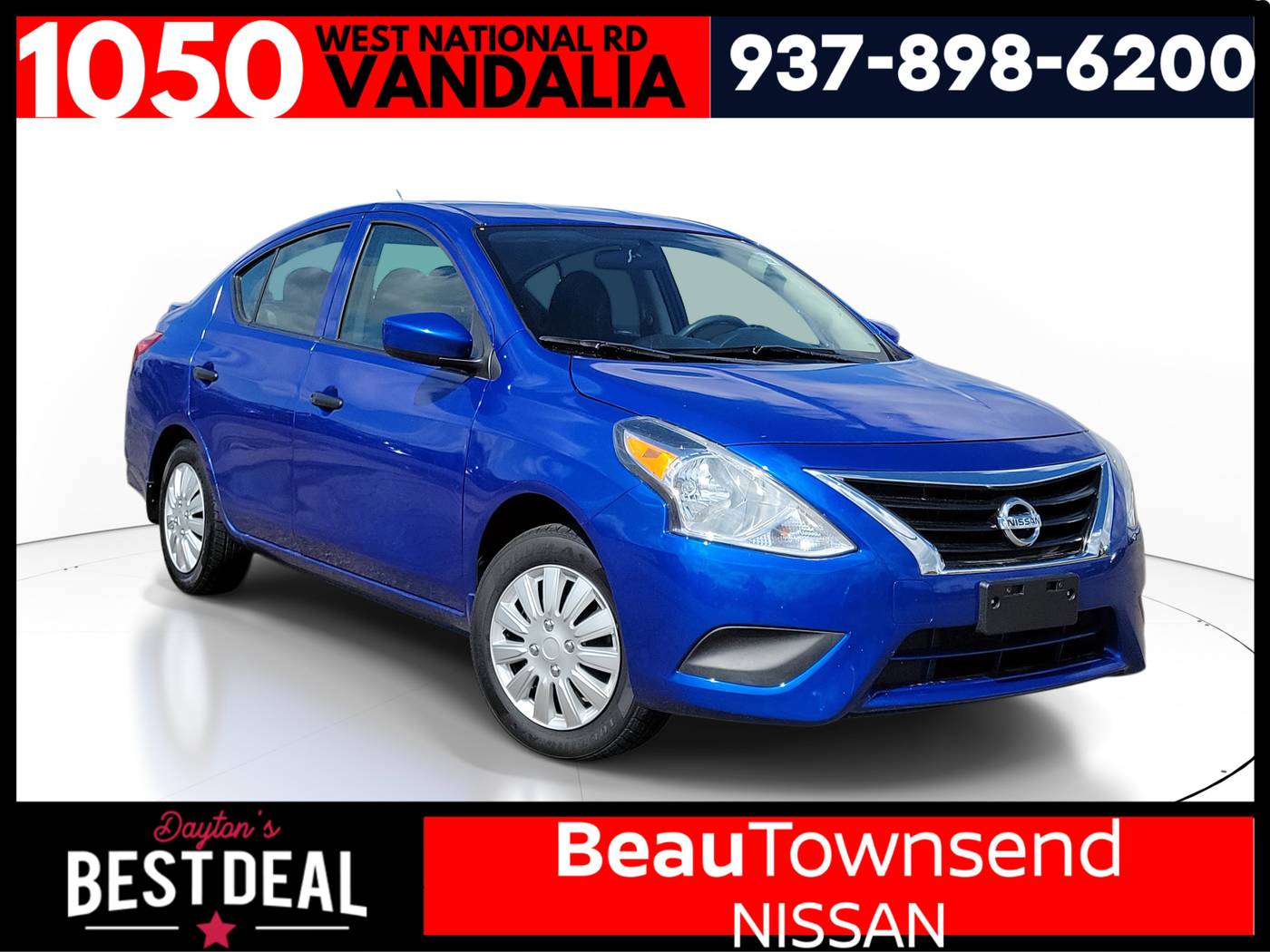 2017 Nissan Versa 1.6 S Plus — Sedan — 107,938 mi — Vandalia, OH