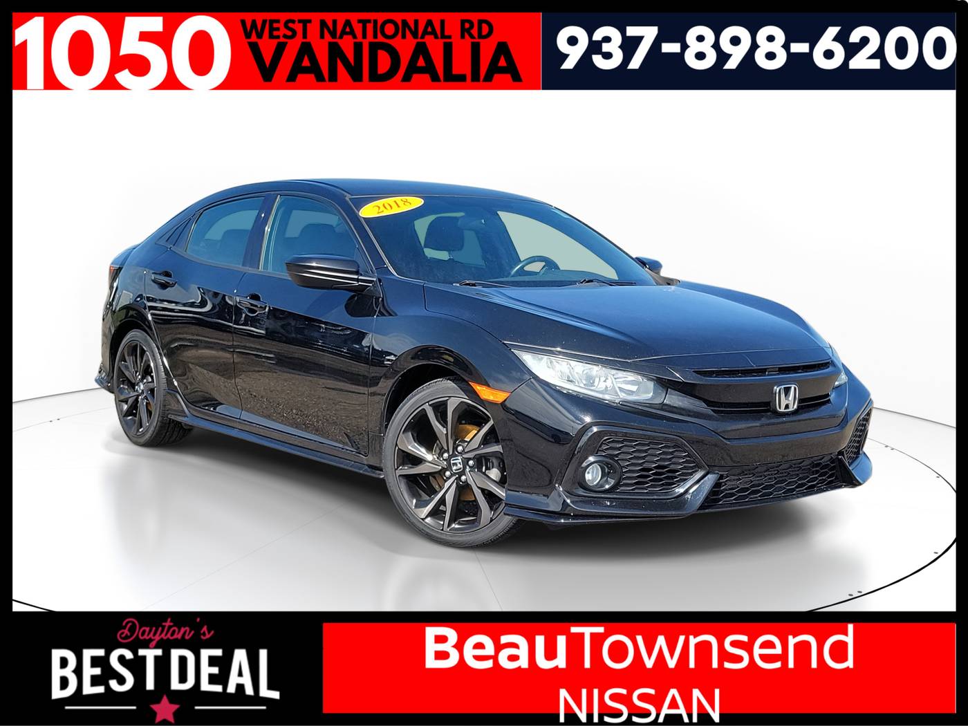 2018 Honda Civic Sport — Hatchback — 159,818 mi — Vandalia, OH
