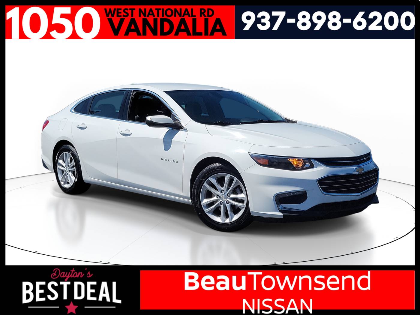 2017 Chevrolet Malibu LT — Sedan — 52,726 mi — Vandalia, OH