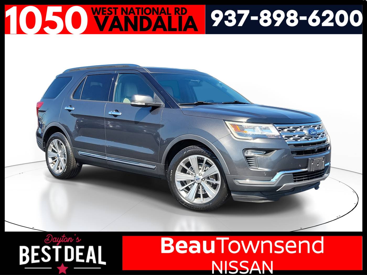 2018 Ford Explorer Limited — SUV — 93,642 mi — Vandalia, OH