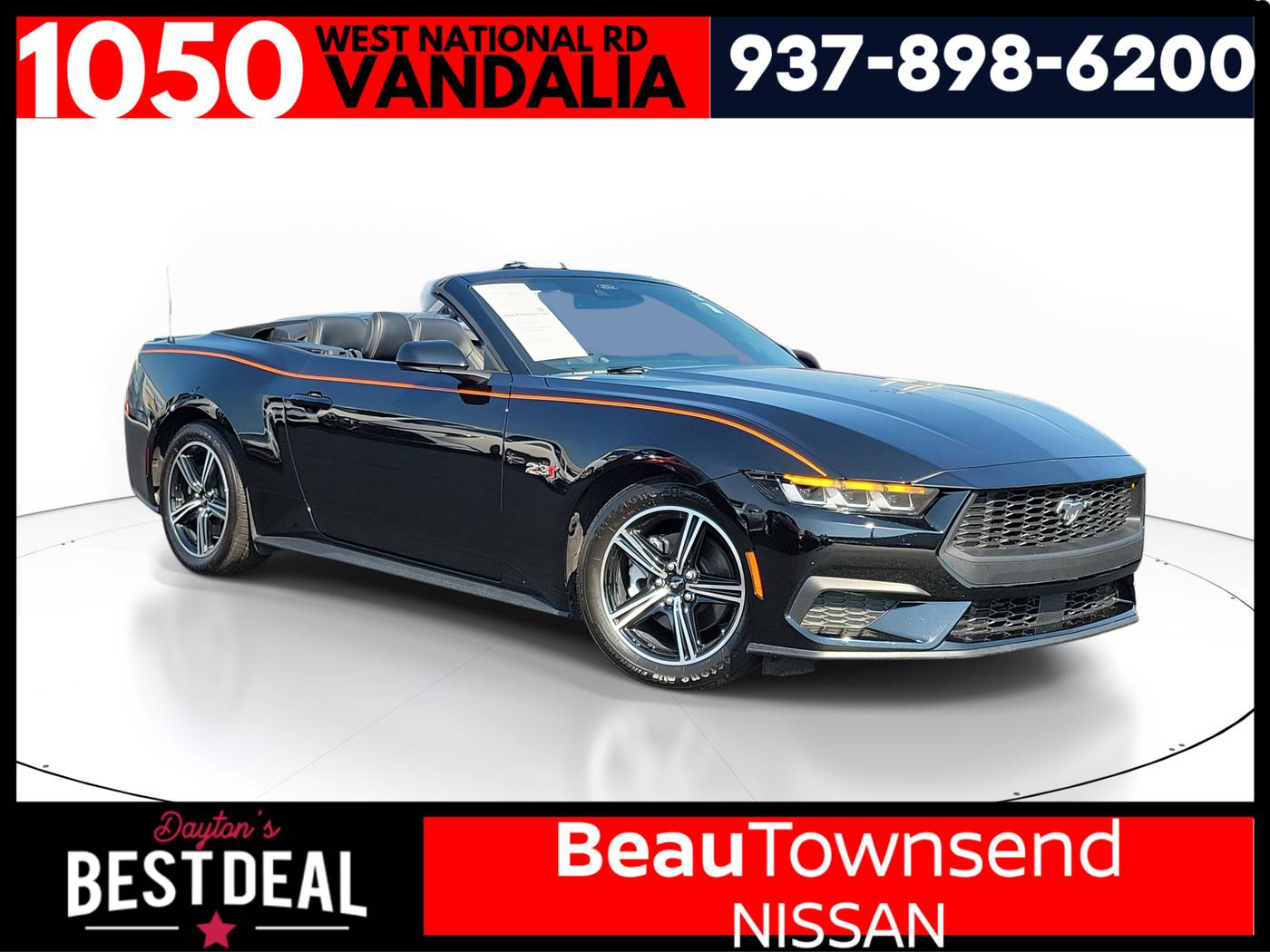 2024 Ford Mustang EcoBoost Premium — Convertible — 21,184 mi — Vandalia, OH