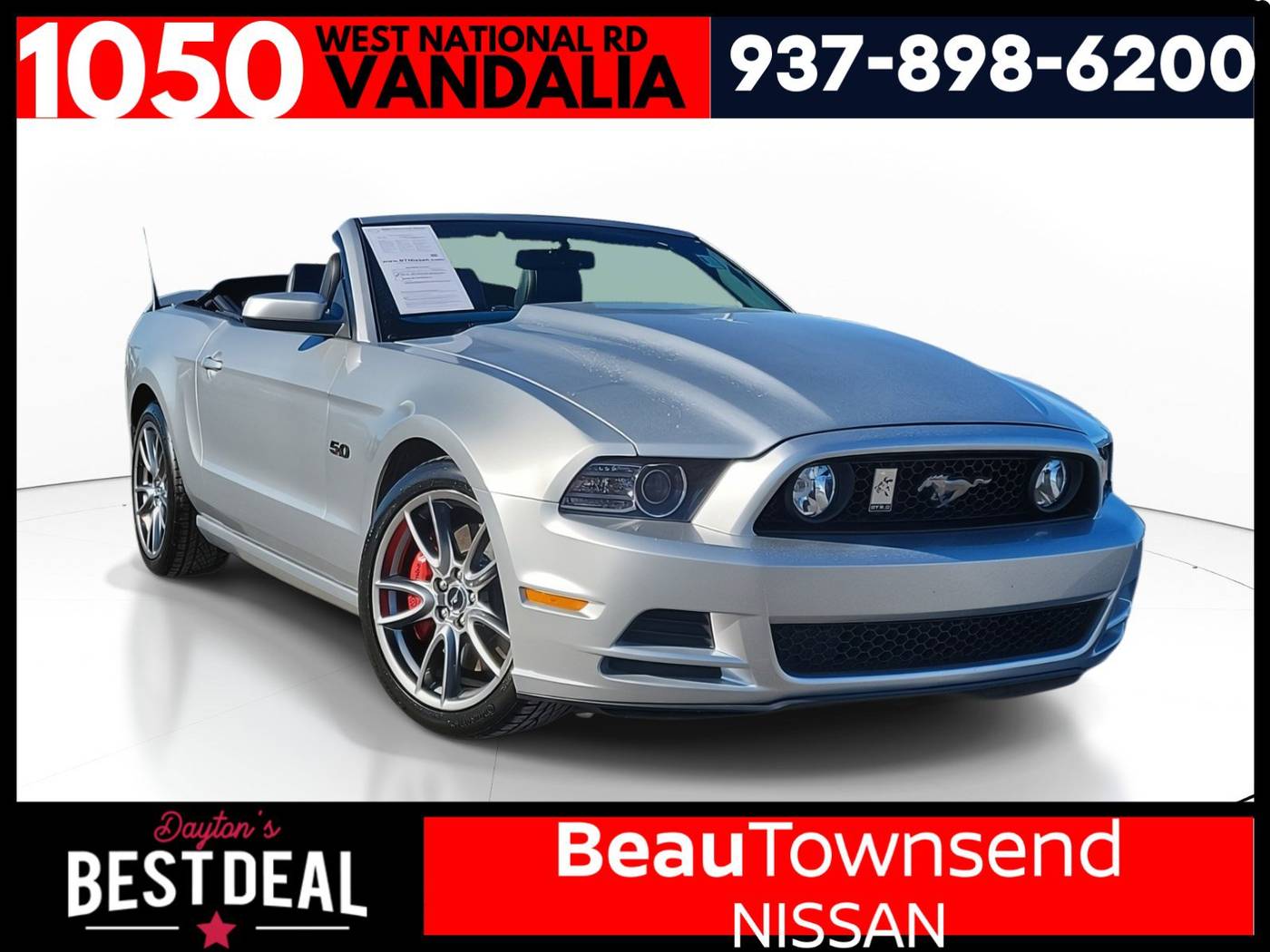 2014 Ford Mustang GT — Convertible — 78,600 mi — Vandalia, OH