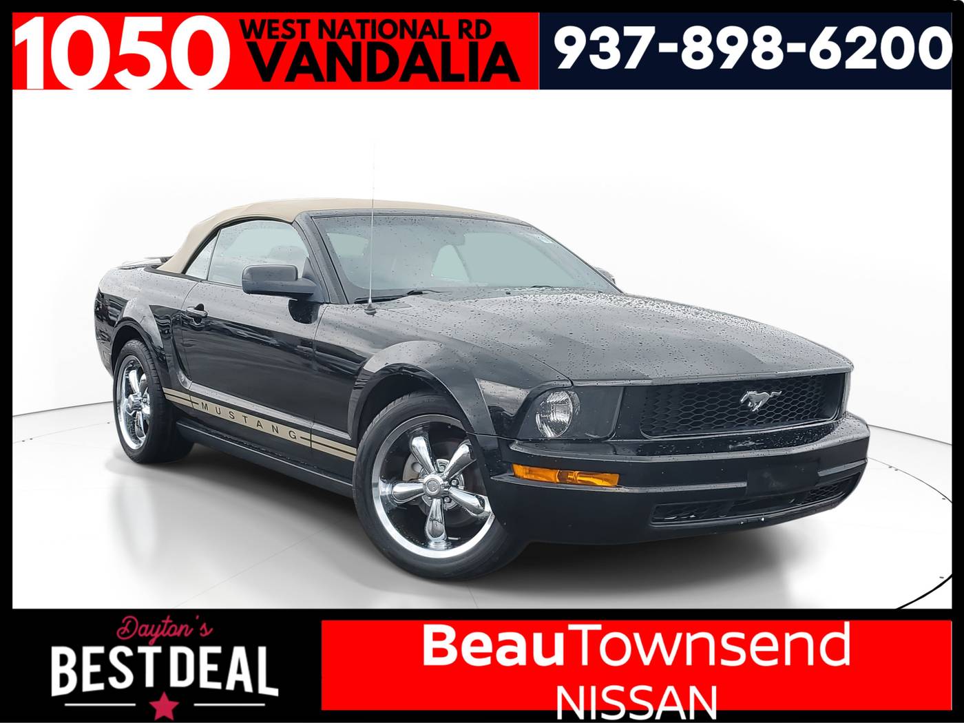 2005 Ford Mustang Deluxe — Convertible — 117,846 mi — Vandalia, OH