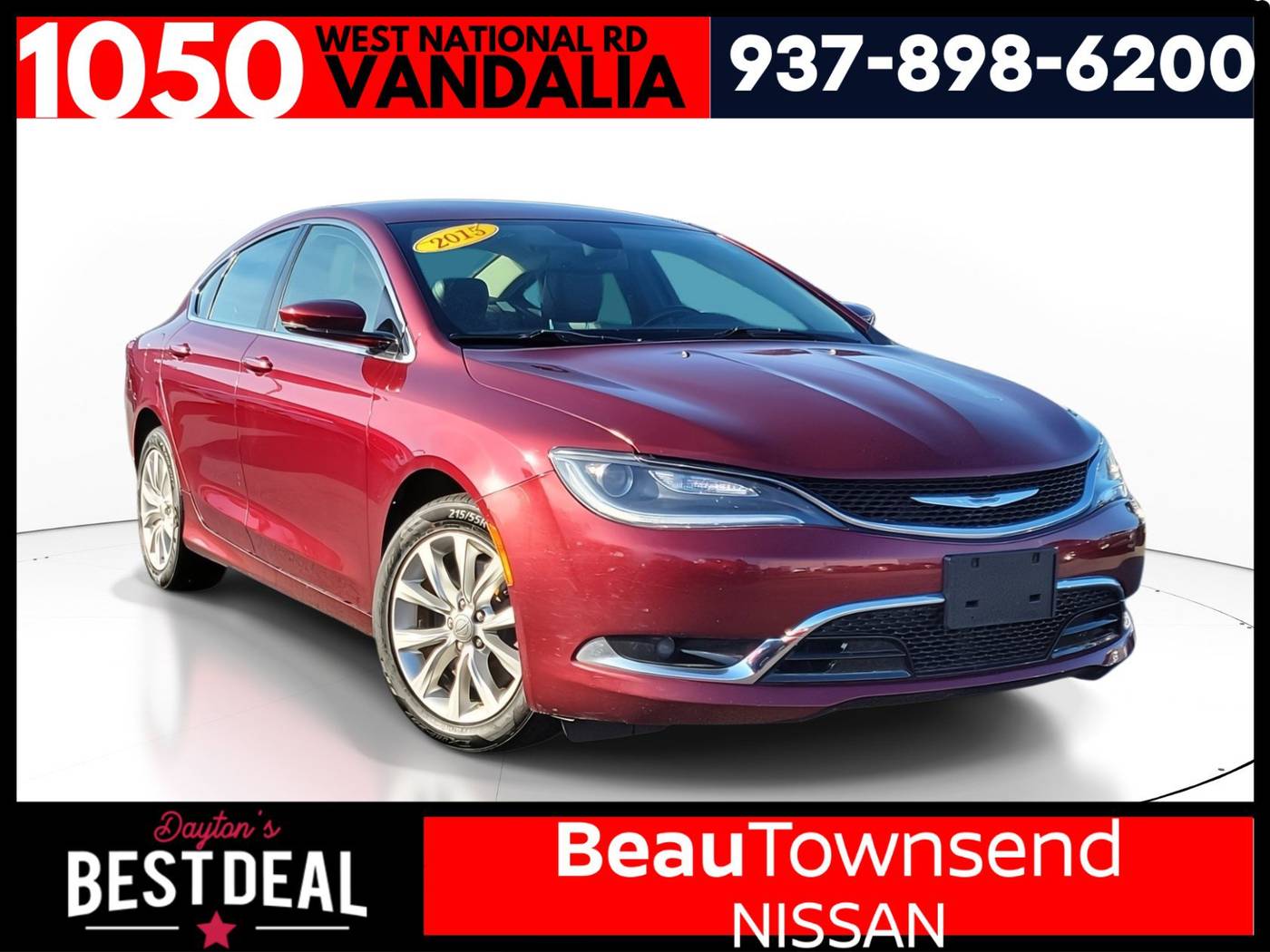 2015 Chrysler 200 C — Sedan — 122,171 mi — Vandalia, OH