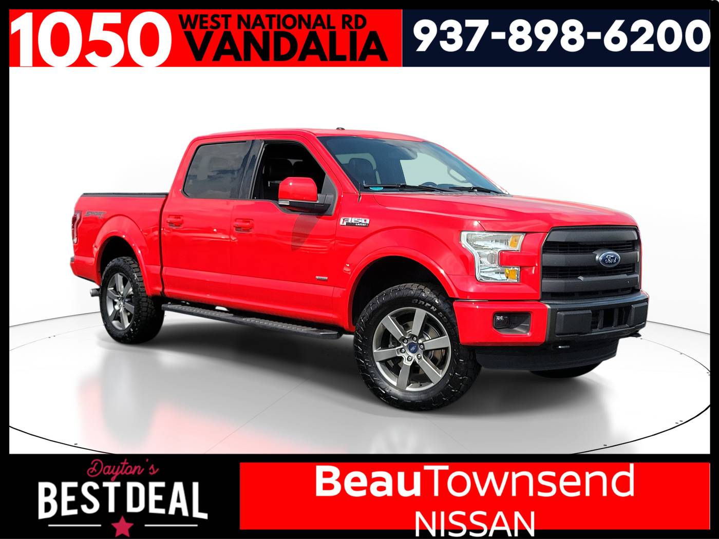 2015 Ford F-150 Lariat — Pickup Truck — 99,300 mi — Vandalia, OH
