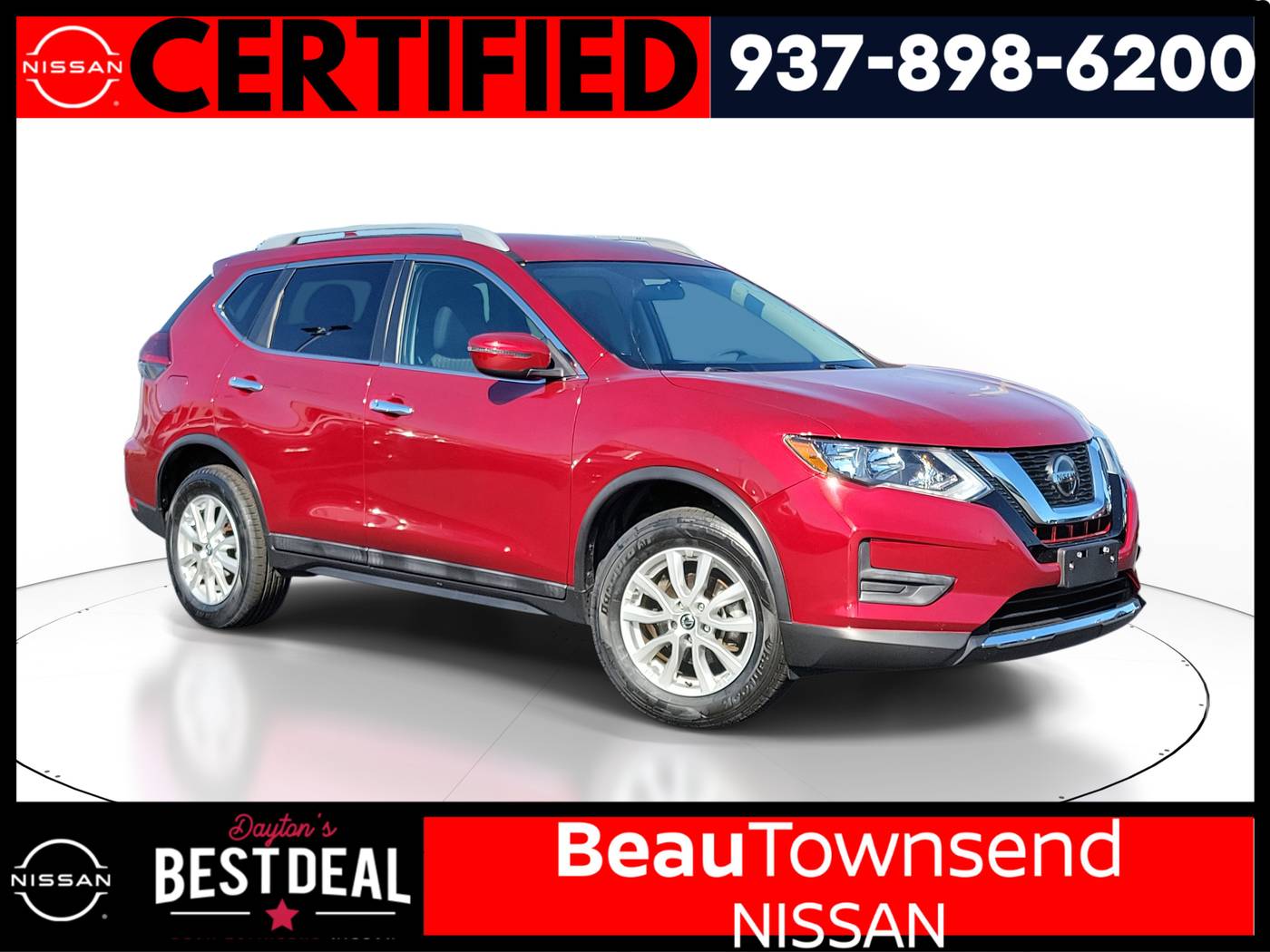 2018 Nissan Rogue SV — SUV — 79,045 mi — Vandalia, OH