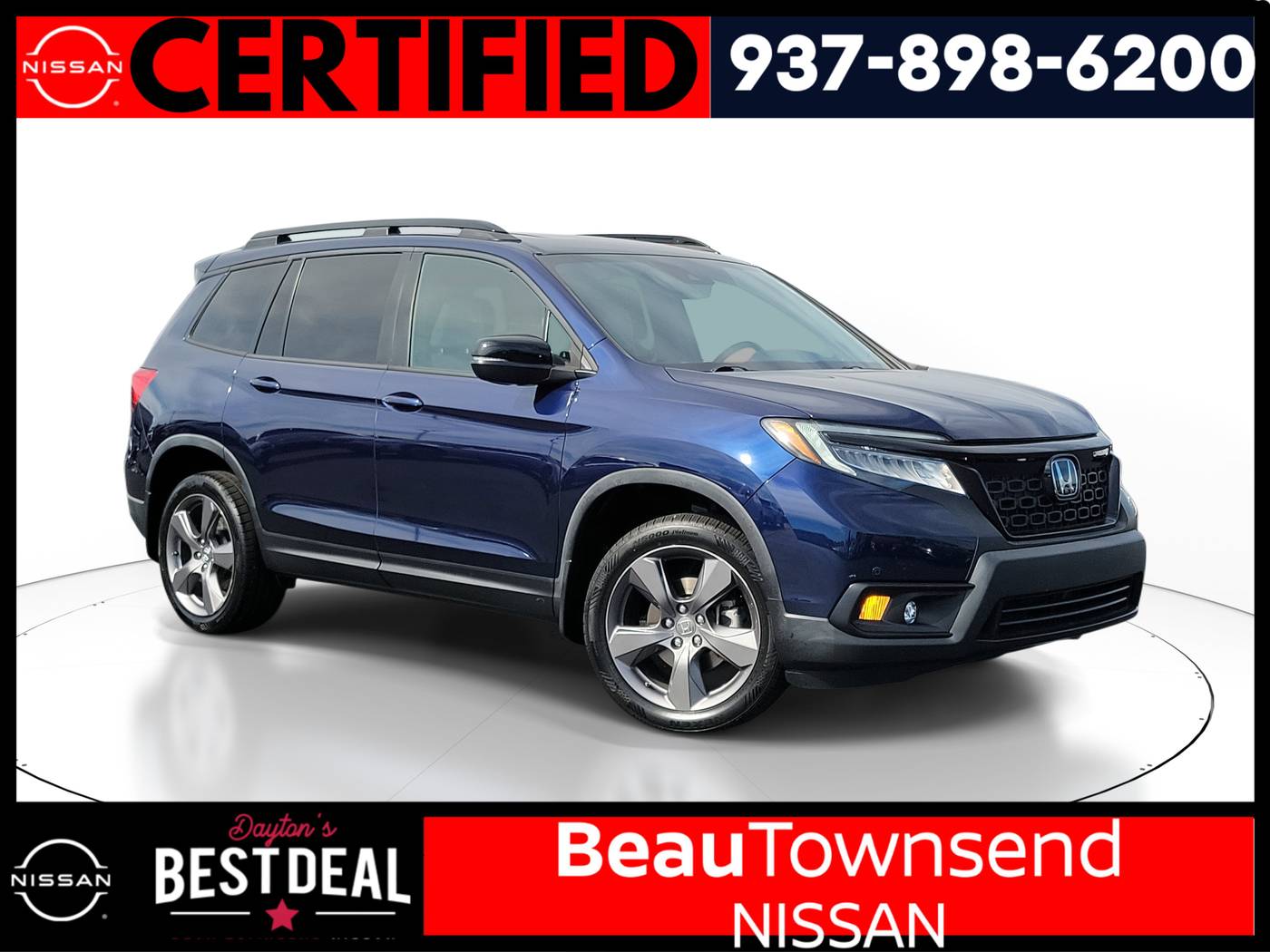 2020 Honda Passport Touring — SUV — 68,397 mi — Vandalia, OH