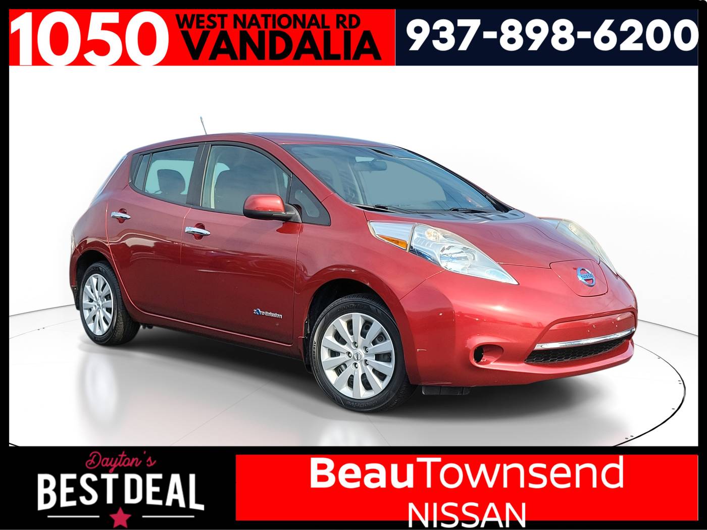 2013 Nissan LEAF S — Hatchback — 66,108 mi — Vandalia, OH