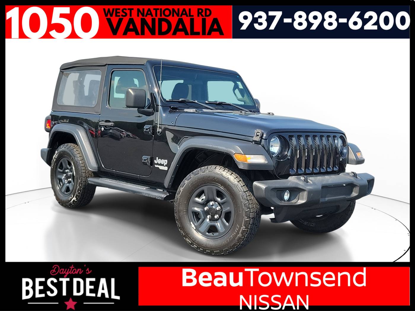 2019 Jeep Wrangler Sport — SUV — 70,769 mi — Vandalia, OH