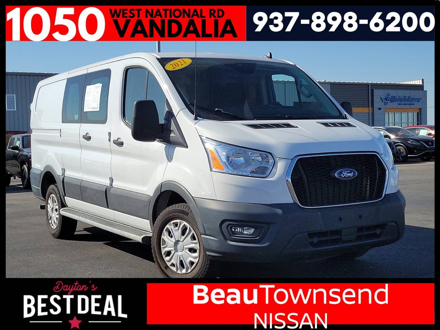 2021 Ford Transit Cargo Van T-250 — Cargo Van — 47,325 mi — Vandalia, OH