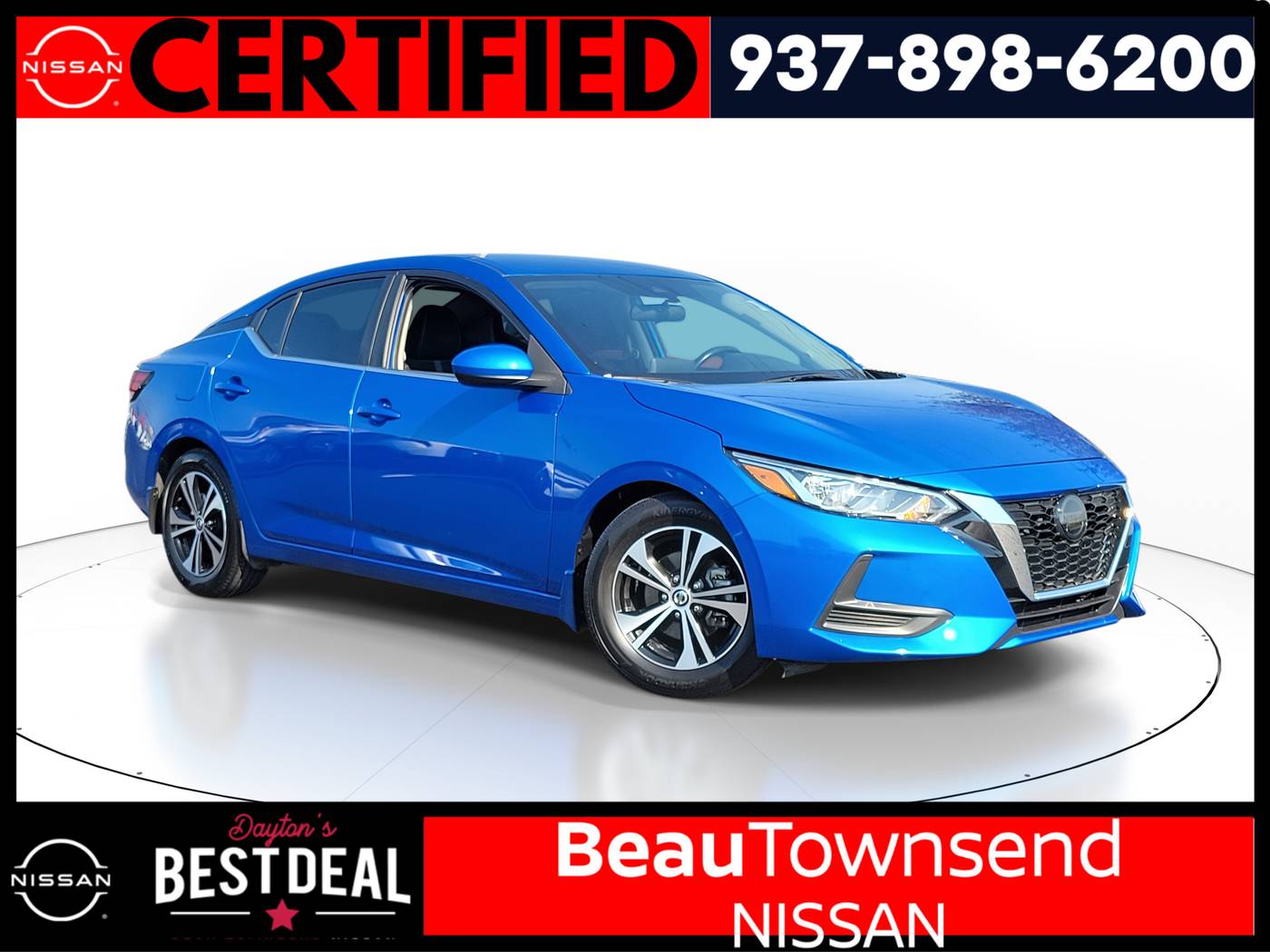 2022 Nissan Sentra SV — Sedan — 37,498 mi — Vandalia, OH