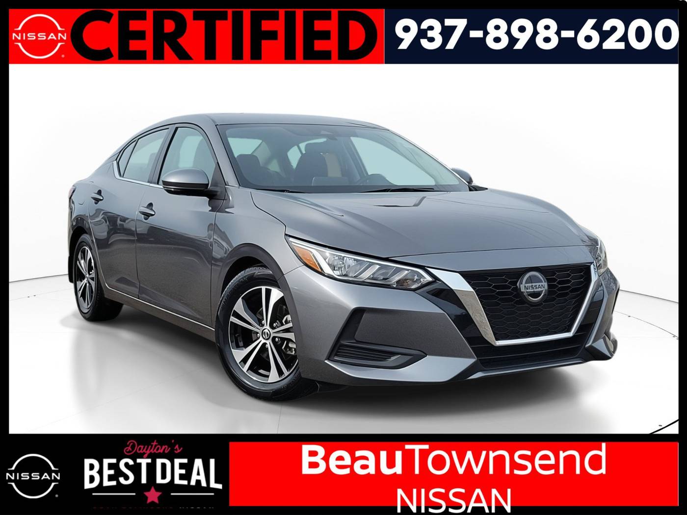 2020 Nissan Sentra SV — Sedan — 36,376 mi — Vandalia, OH
