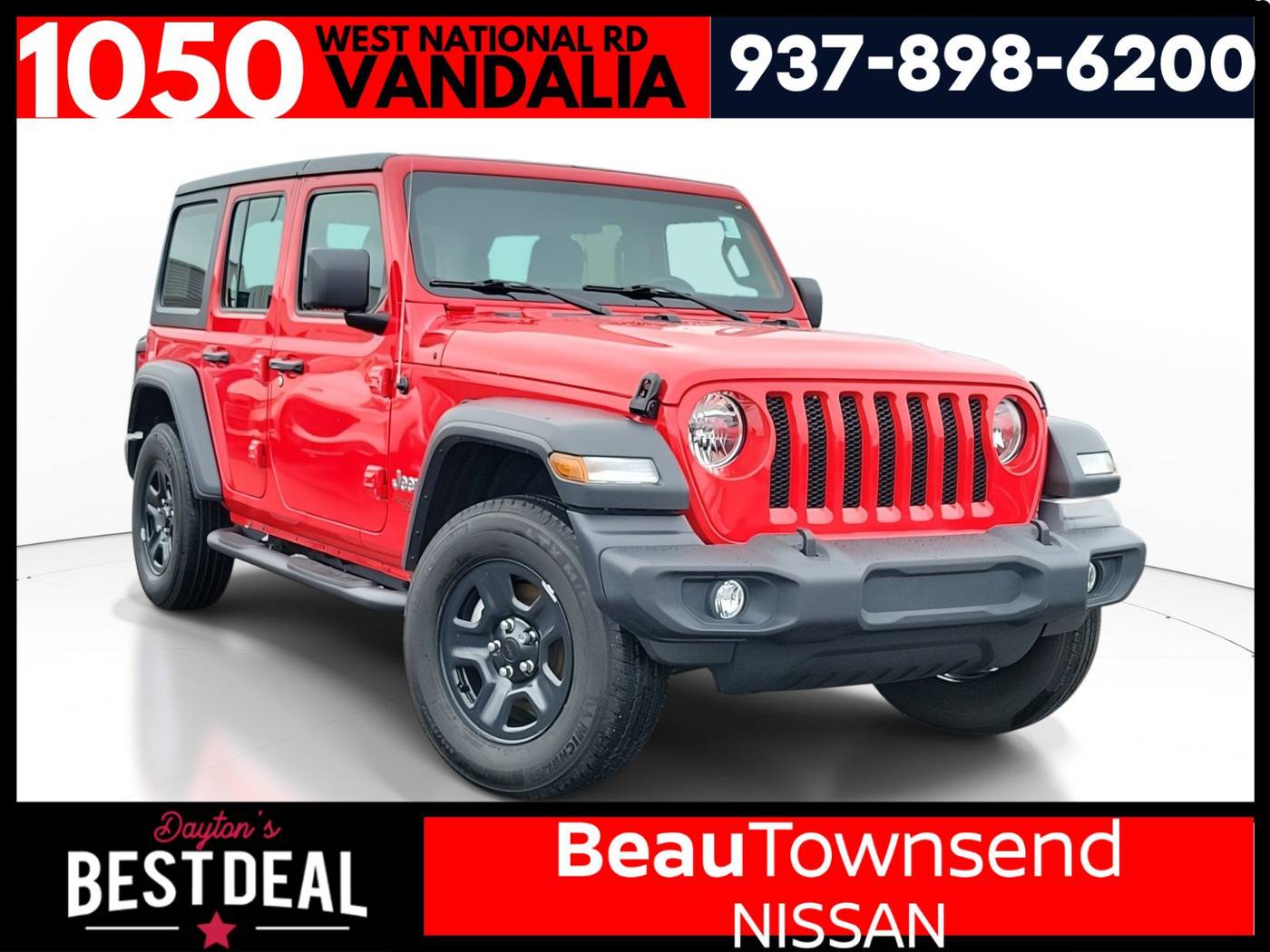 2020 Jeep Wrangler Sport — SUV — 20,377 mi — Vandalia, OH