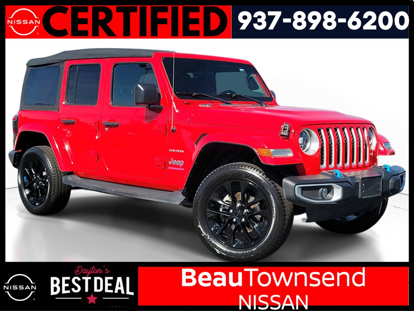 2023 Jeep Wrangler Sahara 4xe — SUV — 58,816 mi — Vandalia, OH