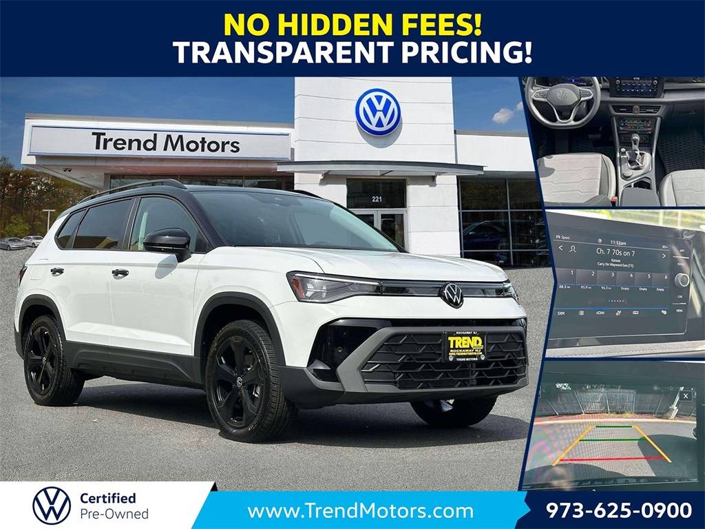 2025 Volkswagen Taos SE Black — SUV — 5,237 mi — Rockaway, NJ