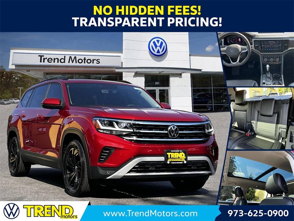 2022 Volkswagen Atlas SE with Technology — SUV — 41,142 mi — Rockaway, NJ