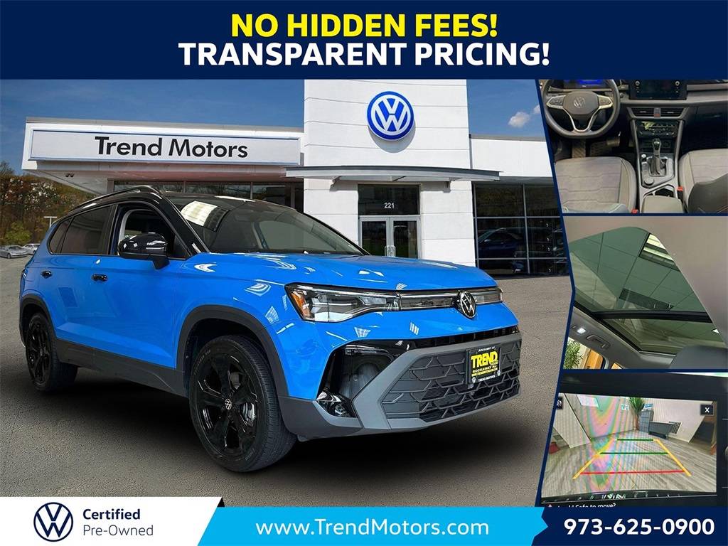 2025 Volkswagen Taos SE Black — SUV — 7,760 mi — Rockaway, NJ