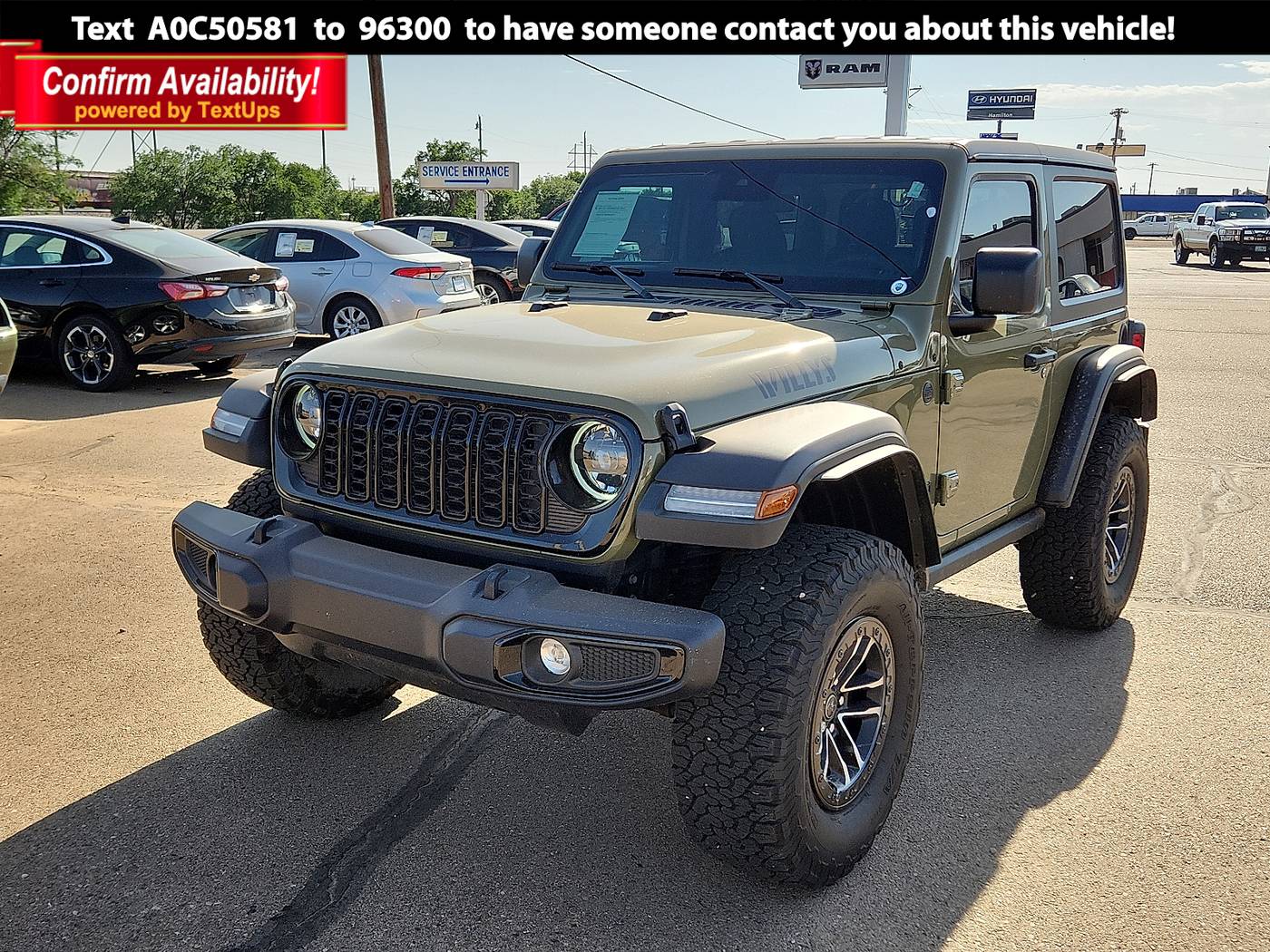 2025 Jeep Wrangler Willys — SUV — 4,483 mi — Clovis, NM