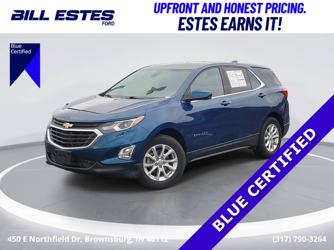 2020 Chevrolet Equinox LT — SUV — 67,836 mi — Brownsburg, IN