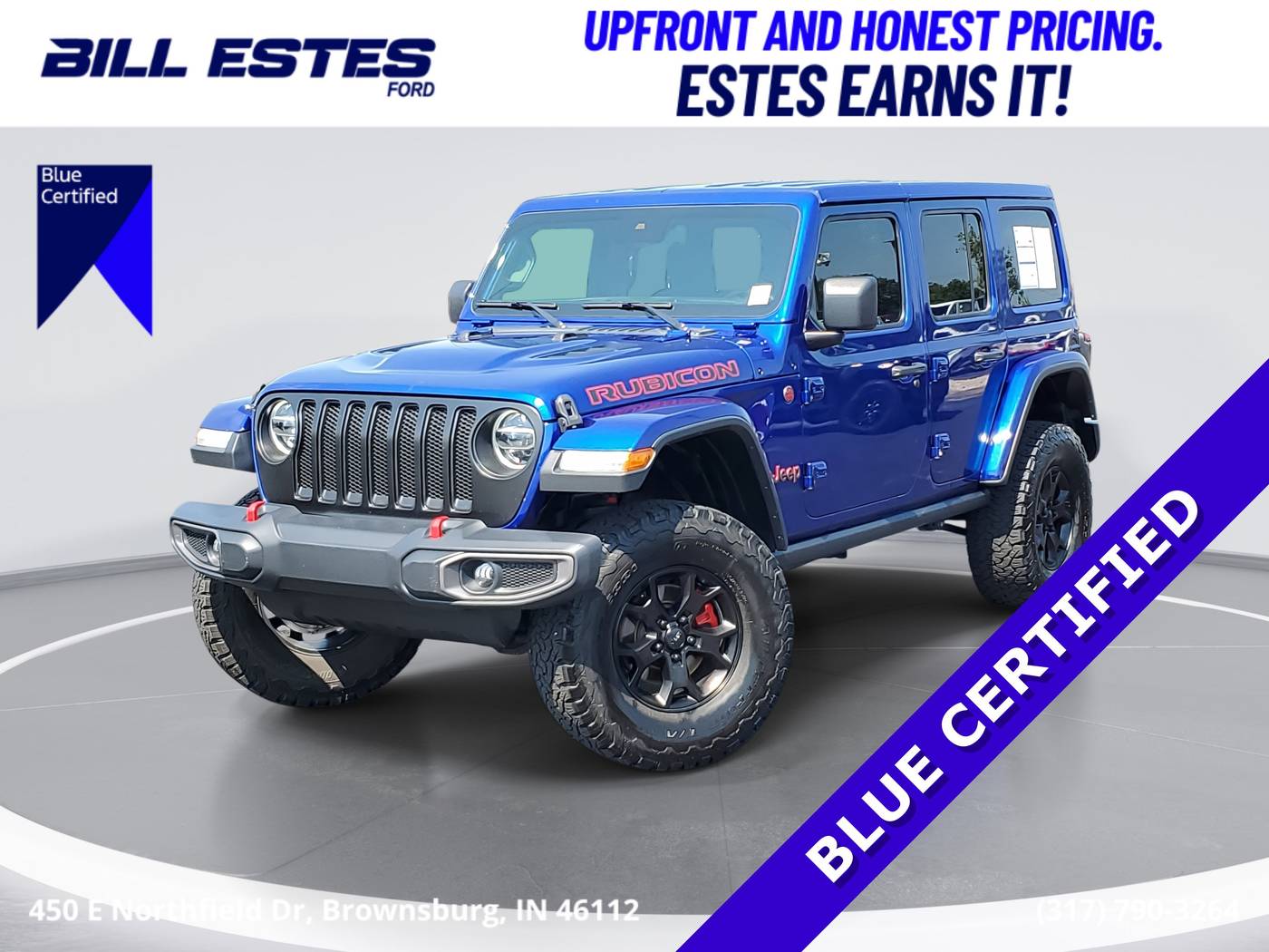 2020 Jeep Wrangler Rubicon — SUV — 52,151 mi — Brownsburg, IN