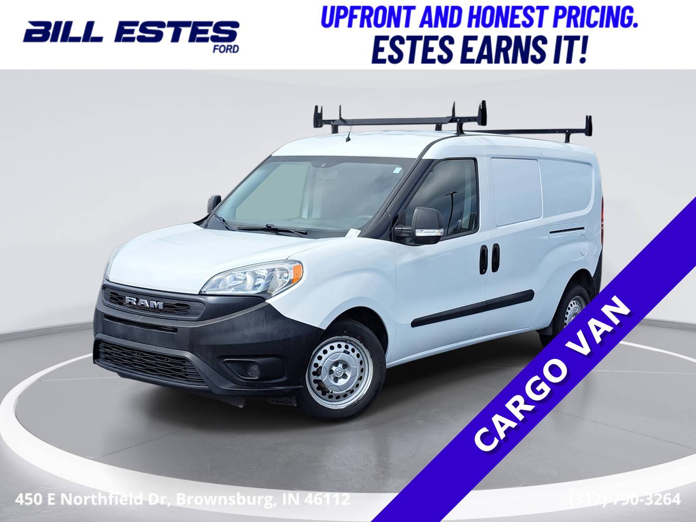 2019 Ram ProMaster City Cargo Van Tradesman — Cargo Van — 95,376 mi — Brownsburg, IN