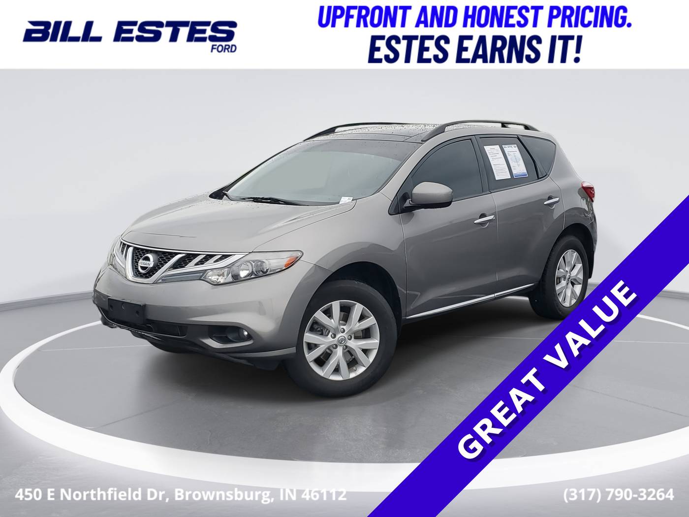 2012 Nissan Murano SL — SUV — 99,447 mi — Brownsburg, IN