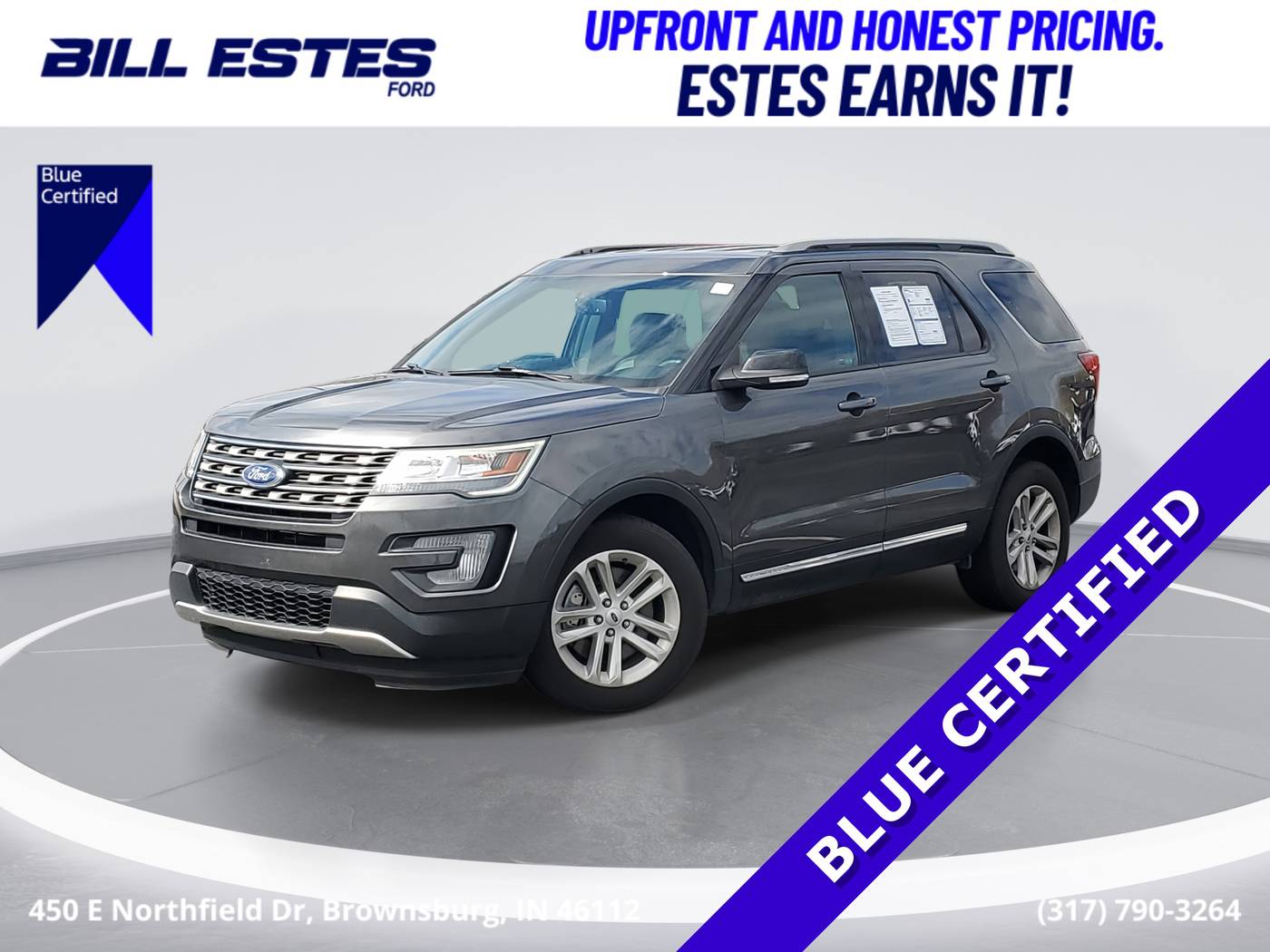 2017 Ford Explorer XLT — SUV — 95,442 mi — Brownsburg, IN