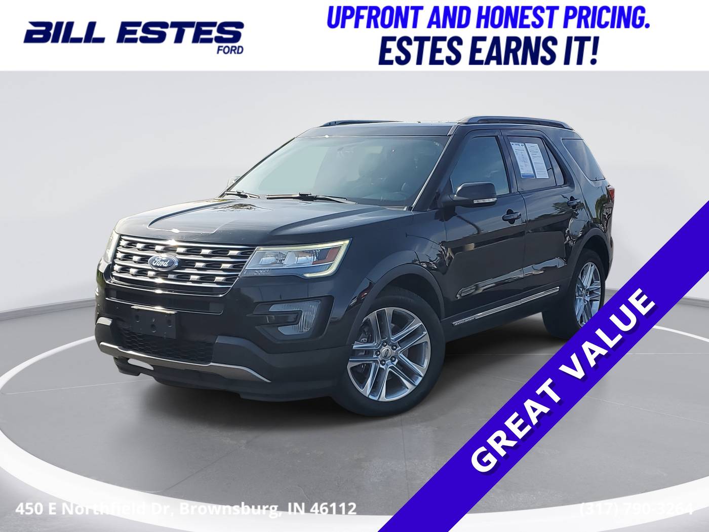 2017 Ford Explorer XLT — SUV — 196,393 mi — Brownsburg, IN