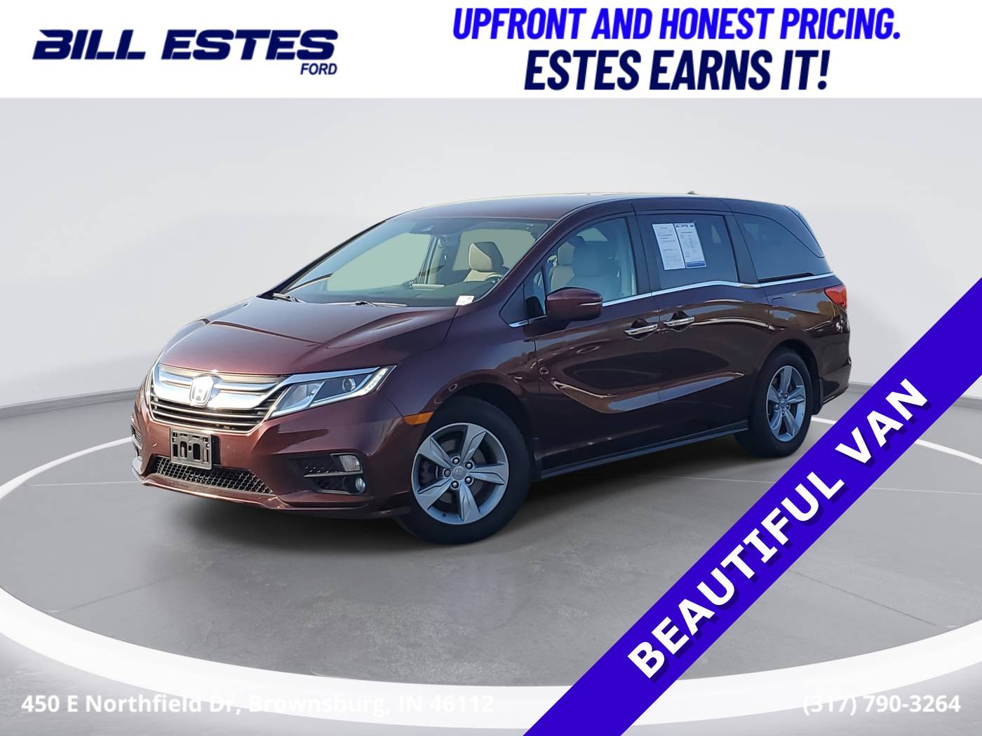 2018 Honda Odyssey EX — Minivan — 120,760 mi — Brownsburg, IN