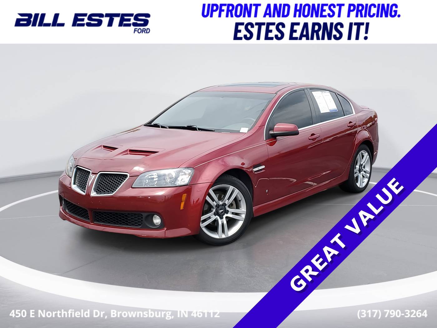 2009 Pontiac G8 Base — Sedan — 127,854 mi — Brownsburg, IN