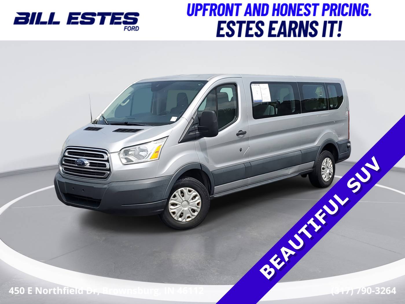 2016 Ford Transit Passenger Wagon T-350 XLT — Passenger Van — 102,220 mi — Brownsburg, IN