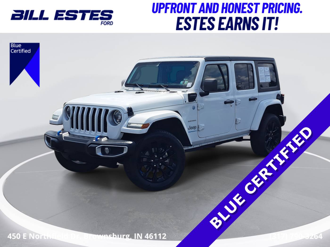 2023 Jeep Wrangler Sahara 4xe — SUV — 43,228 mi — Brownsburg, IN